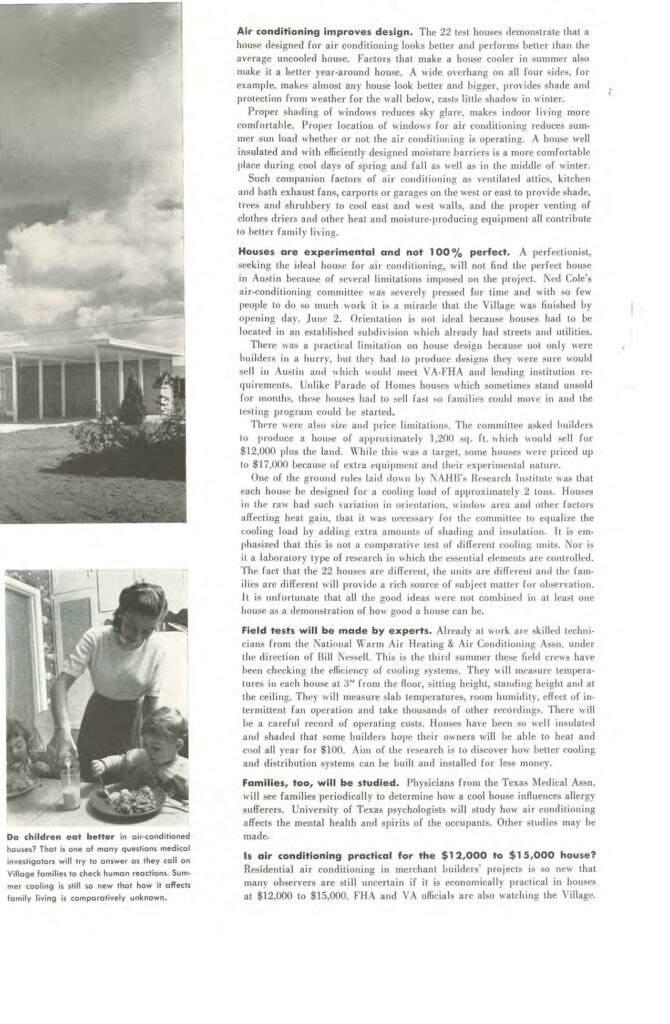 Air conditioning improves design