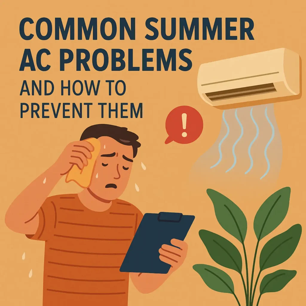 common summer ac problems and how to prevent them