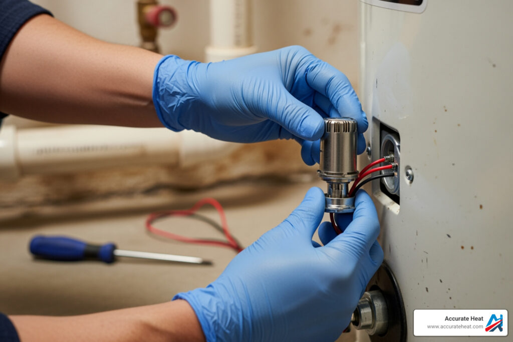 thermostat water heater replacement