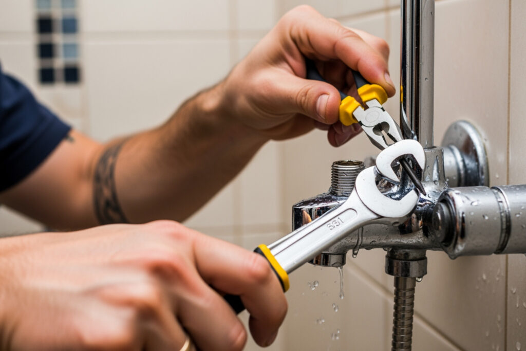 repair shower fixtures newton