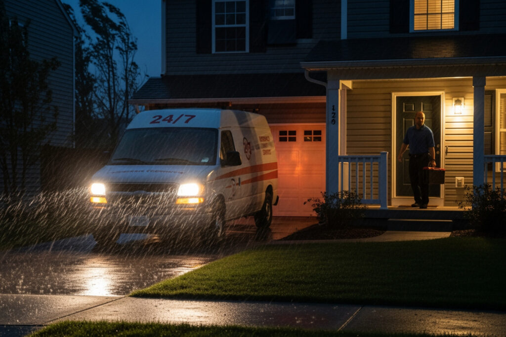 24/7 emergency service